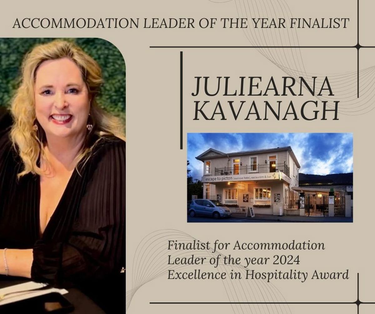 Juliearna Kavanagh! Finalist For Accomodation Leader Of The Year 2024